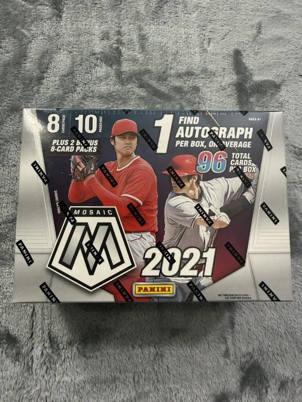 New 2021 Panini Mosaic Baseball Box 96 Cards MLB Parallel Autograph Sealed